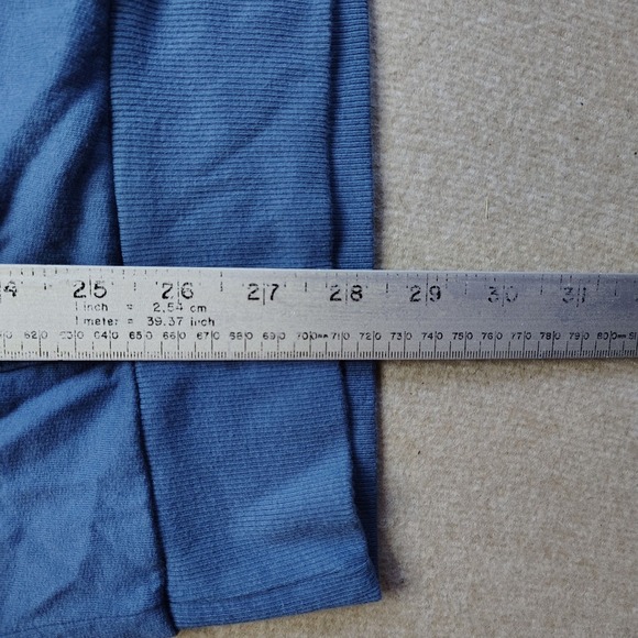 Marine Layer Afternoon Full Zip Hoodie Jacket Blue Medium Soft Casual Sweatshirt - Picture 10 of 10